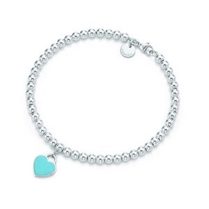 Tiffany & Co. ‘Mini Heart Tag Bead Bracelet’